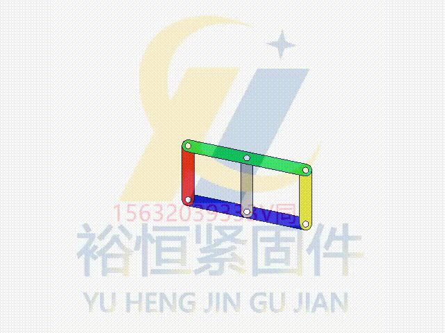 图013 增加虚约束杆防止从动曲柄逆转.gif